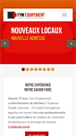 Mobile Screenshot of fymequipement.com